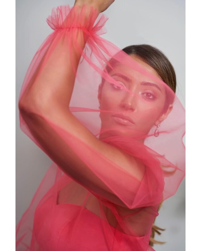 Pink Balloon Organza-Top  - Image 6