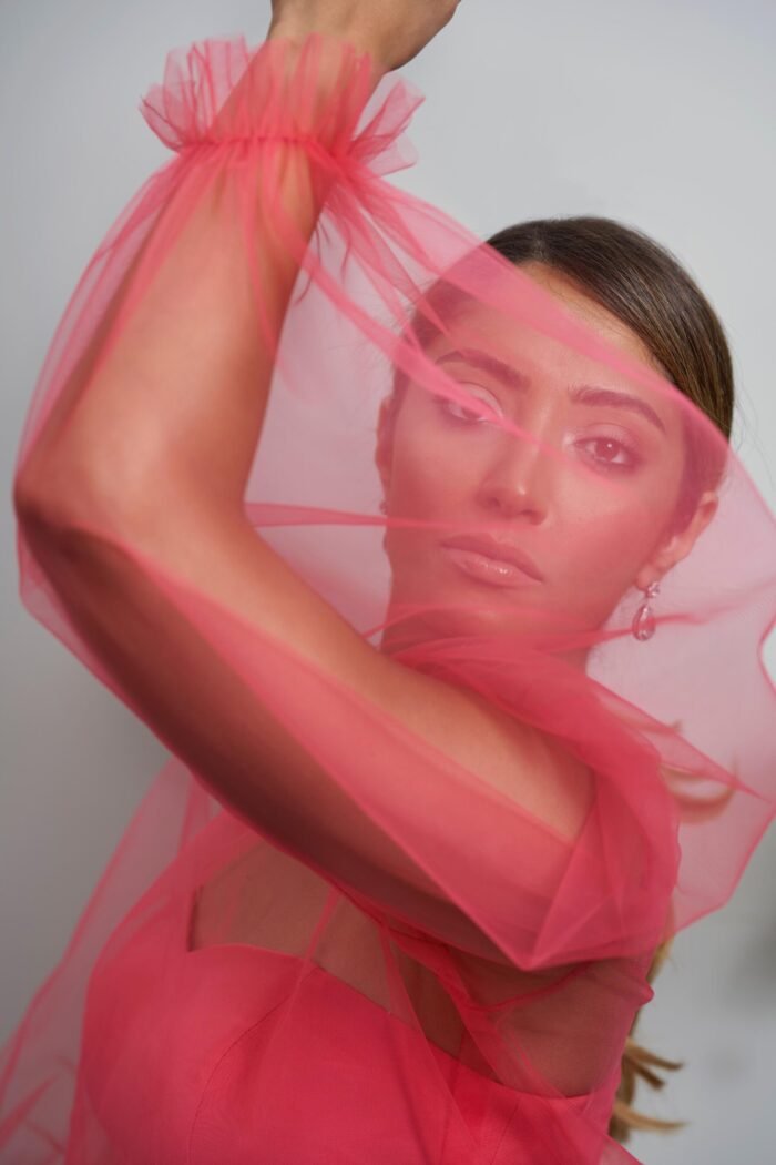 Pink Balloon Organza-Top  - Image 4